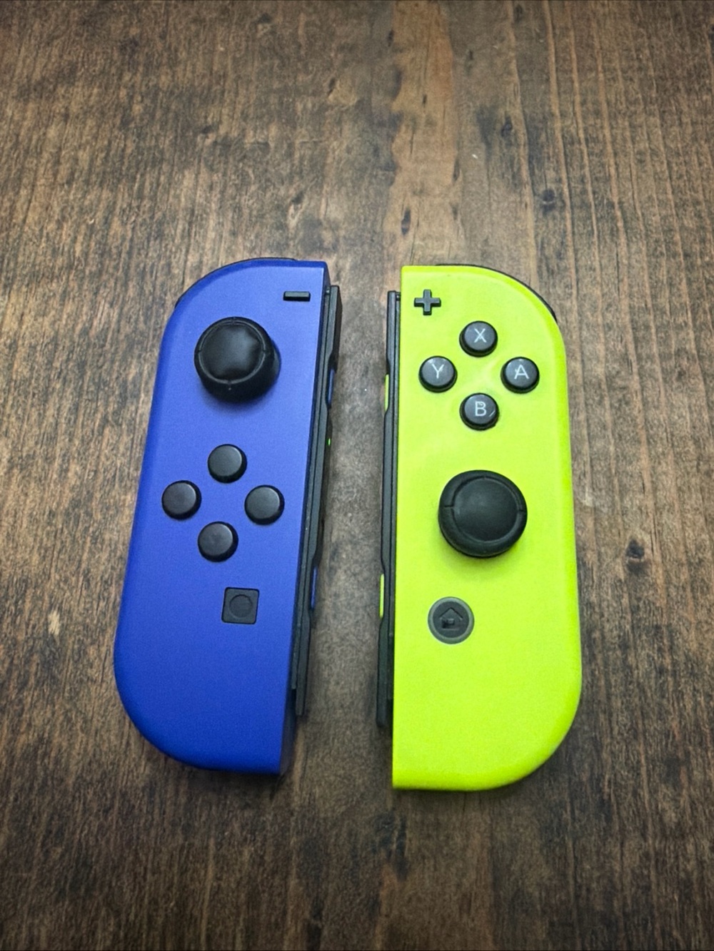 Nintendo Joy-Con Pair in Blue and Neon Yellow